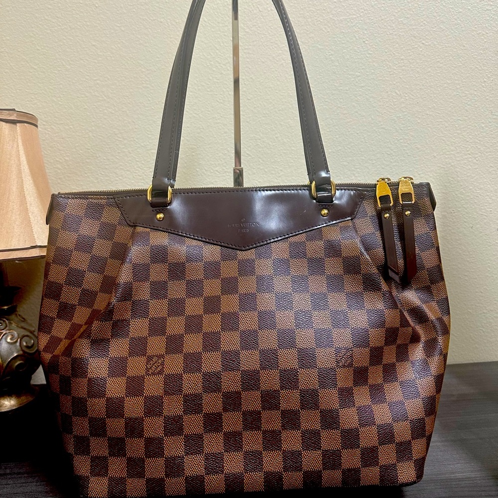 Authentic Louis Vuitton Westminster GM Damier Ebene Tote